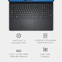 Dell 15.6 Laptop, FHD, Intel Core 3 100U, 8 GB RAM, Windows 11 Home — image 8