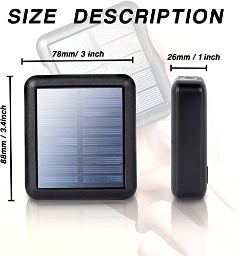 Small Solar Portable Charger 15000Mah Lasuki Compact Solar Power Bank With Built In 4 Cables,Usb C Input/Output, Mini Battery Portable Charger Power Bank For Iphone,Ipad,Tablet #TOP5