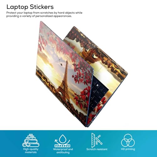 Image of Inkykart DSGN 87 Full Body Laptop Skin Bubble-Free| Laminated| Removable| HD Quality Sticker for Laptops Upto 15.6 Inches Compatible with Hp /Dell /Acer /Lenovo /Asus etc.
