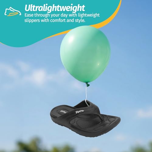 Image of YOHO Drizzle Soft Slippers for Women, Mild Acupressure, Lightweight, Anti Skid & Slip, Diabetic Footwear for Woman, Home Wear Bathroom Chappal for ladies | Waterproof Monsoon & Rainy Footwear