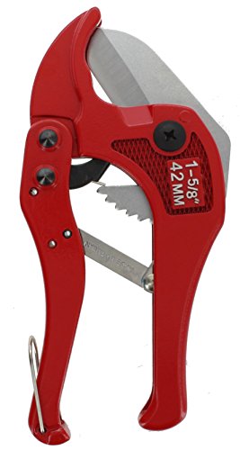 Strulo 1 5/8" Heavy Duty Ratchet Pvc Pipe And Tube Cutter #TOP5