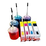 La conception rechargeable permet une utilisation répétée, associée à l'encre à colorant de 120 ml ; l'opération de remplissage d'encre est simple, aucun outil professionnel n'est nécessaire et l'approvisionnement en encre peut être effectué facilement.
