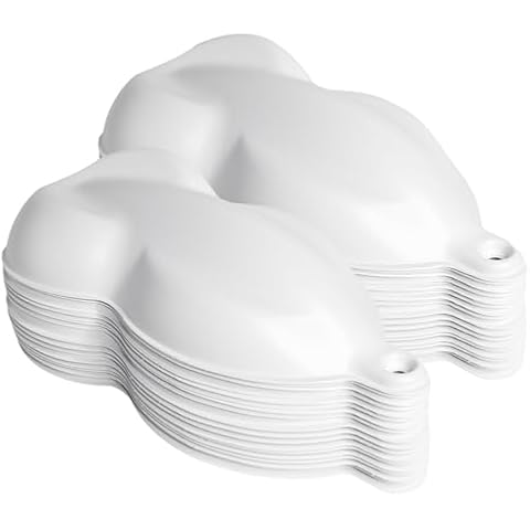 Speed Shapes (50) White Plastic Car Models for Auto Paint Display, Wrap and Tint Sample Display | Made in USA Cover