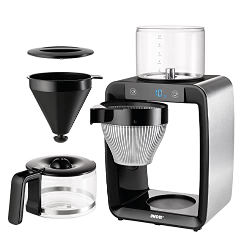 Unold 28435 KAFFEEAUTOMAT Aroma Star mit Direktbrühsystem, Kaffee wie von Hand gebrüht, 1,25 L Volumen, Vorbrühfunktion, Mehrstrahligem Brühkopf, Beschichtete Warmhalteplatte und Digitalanzeige – Bild 5