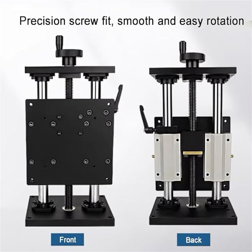 Siłownik liniowy, prowadnica szyny stołowej, ręczna platforma przesuwna do routera CNC, skok 100 mm/200 mm/400 mm, system podnoszenia osi Z