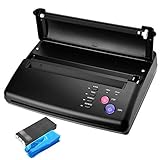 Professionnel Machine de Transfert Tatouage Photocopieur Transfert Tatouage Imprimante Thermique Tattoo Copier Papier Tattoo Machine A5 A4 Machine a Tatouer avec Sac de Protection Noir