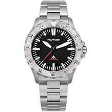 Militado ML16 39 mm Quartz Watches for Men - TMI VH31 Sweep & 515 Movement Quartz Field Diver Watch, 20 Bar Waterproof Luxury Diving Sapphire Crystal BGW9 Super Luminous Wrist Watch