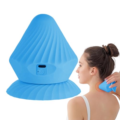 Renchey Bola Vibrante De Masaje,Masajeadores De Vibración Para Músculos | de Puntos Gatillo Recargable para Aliviar Estrés en Gimnasio en Casa Recuperación Yoga Ejercicio