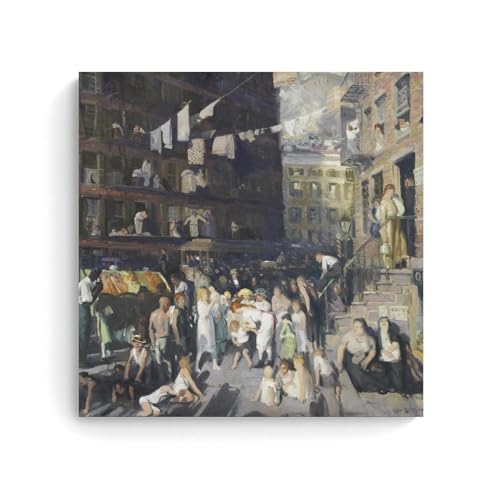 Affiche Cliff Dwellers de George Wesley Bellows impression sur toile pour salon
