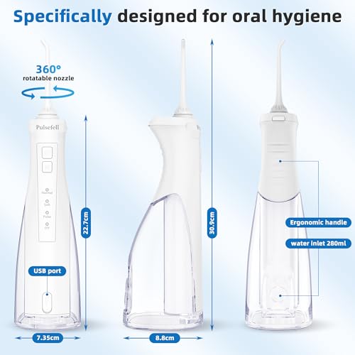 Jet dentaire hydropulseur portable pour gencives sensibles et soins - 7