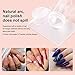 SAGEBIO 8PCS Nail Art Stamper Clear Silicone Nails Stamping Jelly with Scraper Transparent Visible Body DIY Manicure Nail Art Tool R