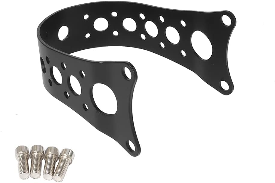 Front Fork Brace fit for Harley Sportster 1988-2017 Dyna FXR FXD 1988-2005, Narrow Glide Fork Stabilizer Tracker Style Bracket, Replaces Front Fender Position (Black)