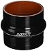 HPS HTSHC-300-BLK Silicone High Temperature 4-ply Reinforced Straight Hump Coupler Hose, 60 PSI Maximum Pressure, 3" Length, 3" ID, Black