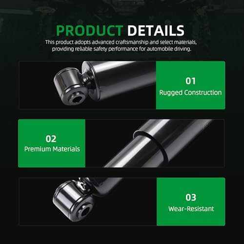 Riyhch Rear Shock Absorbers Struts, for Chrysler Town & Country 2008-2016, for Dodge Grand Caravan 2008-2018, for Ram C/V 2012-2015, for Routan 2009-2012, 37290, 33190 - 3