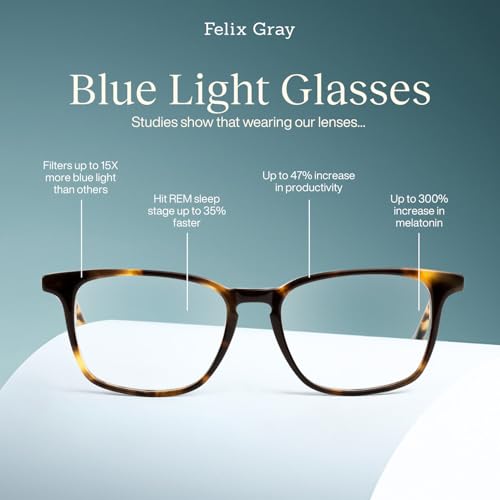 Image of Felix Gray Nash, Blue Light Blocking Glasses, Clear Lens