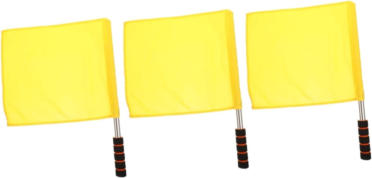 VICASKY Traffic Control Flag Competition Football Flags for Referees Colored Teachers Birthday Youth Sports