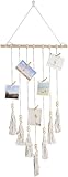【Mur de photos DIY】 : la suspension photo est livrée avec 10 petits clips en bois, vous pouvez changer les photos comme vous le souhaitez, montrer la vie. Il peut également être combiné avec diverses petites décorations pour décorer vos murs et votre espace.