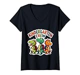 Photo Gallery donna kindergarten crew dinosaur lover t-rex dino torna a scuola maglietta con collo a v Photo Gallery donna kindergarten crew dinosaur lover t-rex dino torna a scuola maglietta con collo a v