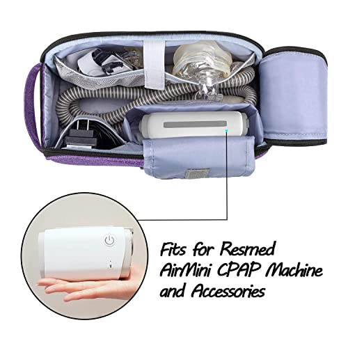 Curmio Travel Backpack Compatible With Resmed Air Sense9, Air Sense10 & Small Travel Carrying Bag Compatible With Resmed Airmini Cpap Machine And Accessories, Bag Only #TOP4