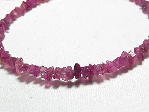 Tourmaline rose brute percée fini les perles en plastique optez pour le naturel
