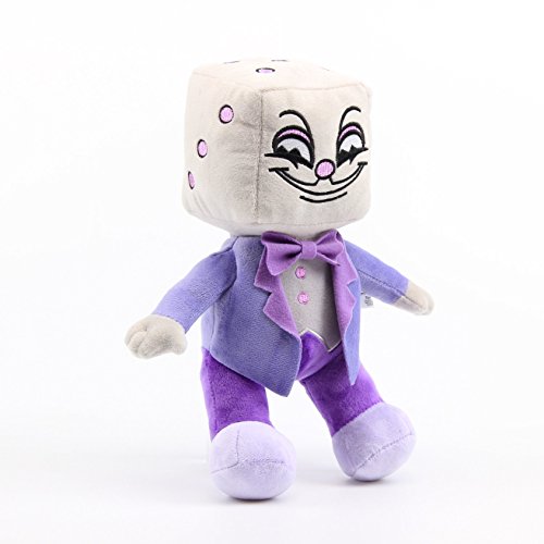 uiuoutoy Cuphead King Dice Plush 11'' Figure