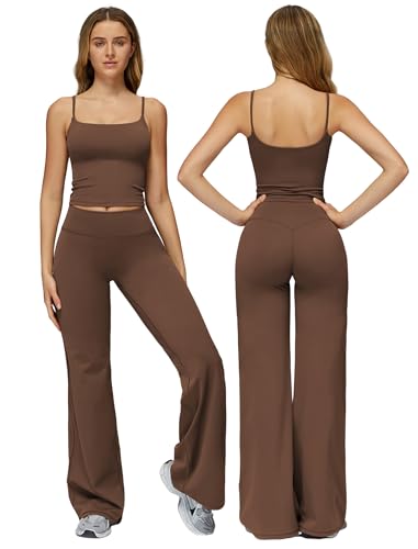 AGYMNX Workout Sets for Women 2 Piece Square Neck Tank