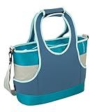 Funktionelles Design: Hauptisolierfach mit Reißverschluss für einfachen Zugriff; zwei Schulterriemen; seitliche Taschen mit Klettverschluss für Accessoires, verstellbarer, abnehmbarer Tragegurt