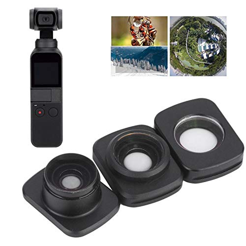 xiangxin Pocket Camera Lens, Fisheye Lens 10X Macro Lens Clear Filter Lens Set, Stilleven voor OSMO POCKET - Afbeelding 5