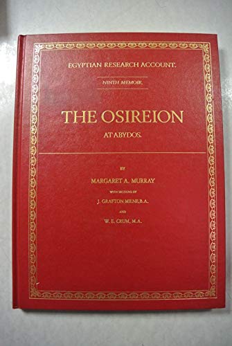 The Osireion at Abypos (Egyptian Research Accou... 1854170414 Book Cover