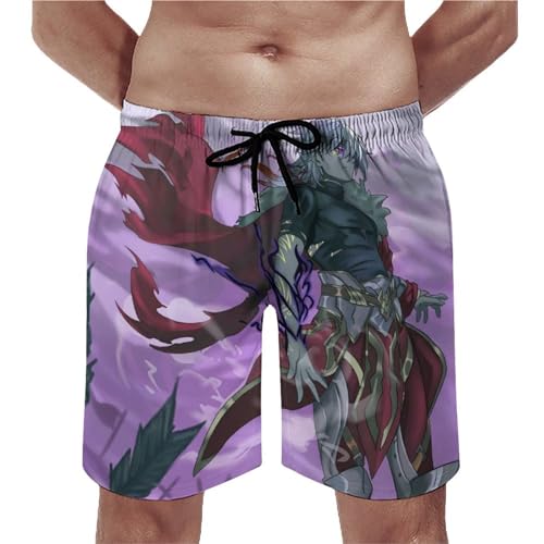 Swim trunk de plage à motif bande dessinée pour les vacances d'été