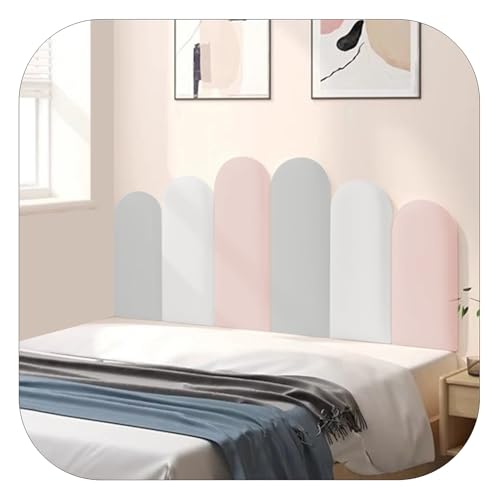 Cabecero acolchado infantil gris de 120cm acolchado para pared de niños 2