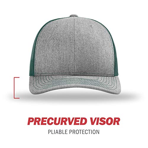 Image of Richardson 112P Patterned Snapback Trucker Hat - Custom Leather Patch Hat | No Minimals | Volume Tiered Pricing