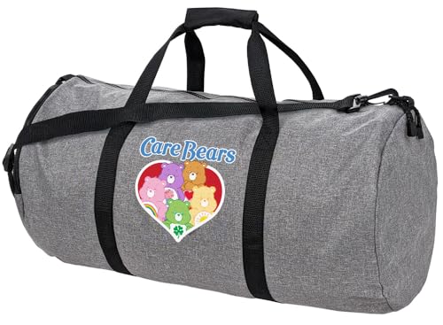 Care Bears Logo and Bears Lightweight Duffel Bag for Sports and Gym Packable for Travel