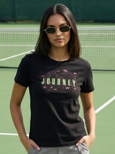 Image of Nobero Women's Graphic Printed T-Shirt | Regular Fit 180 GSM Cotton Tee for Women | Comfortable Round Neck Casual Wear