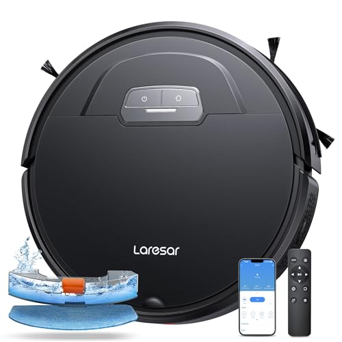 Laresar Robot Vacuums and Mop Combo,4500Pa Suction, Mop with Smart Dynamic Navigation,...