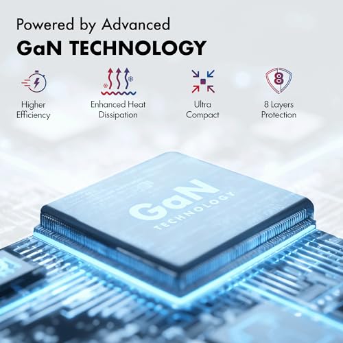 PD 20W & PD 30W GaN Charger, Type-C Fast Charger Compatible for iPhone 17/16/16 Pro Max/15 Series/iPad Pro, Smartphones & Tablets, QC 3.0,Compact Foldable Plug Design, Smart Power Delivery - Image 3