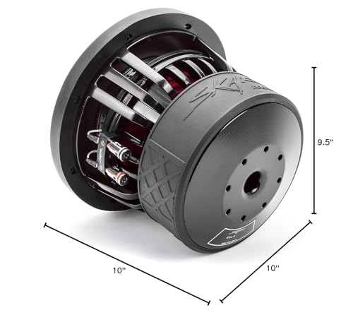 Skar Audio EVL-8 D4 8" 1200 Watt Max Power Dual 4 Ohm Car Subwoofer