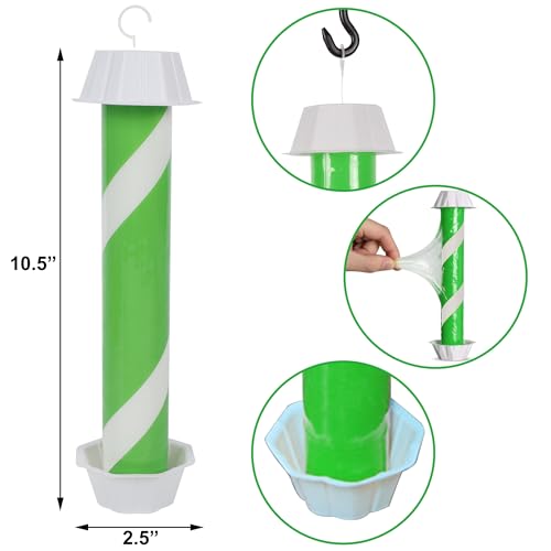 Trampas adhesivas para moscas y avispas con tira fluorescente de gran poder de captura 4