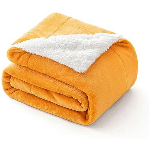 MIULEE Sherpa Fleece Throw Blanket Double-Sided Soft Fluffy Comfortable Plush Warm and Cozy Cover