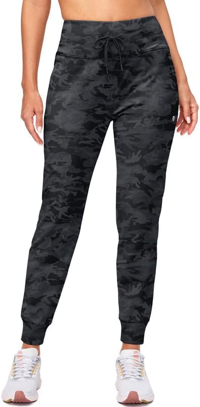 G Gradual Women's Fleece Lined Joggers High Waisted Water Resistant Thermal Winter Sweatpants Running Hiking Pockets - Image 2