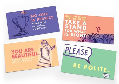 Image of Papersalt Being a Boy Tear and Share Lunch Notes for Kids, 4-Inch, Multicolor