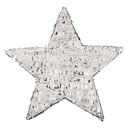 Amscan P70027 Silver foil Star Pinatas giocattolo