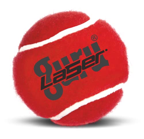 Image of Laser Cricket Tennis Ball Pack of 6 Balls (Heavy, Maroon) Standard Size