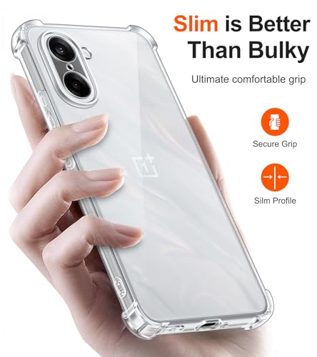 ivoler Etui do Oneplus Nord CE 5 5G z 2 sztukami szkła hartowanego, ultra przezroczyste silikonowe etui ochronne ze wzmocnionymi narożnikami, cienkie, miękkie TPU odporne na zarysowania etui