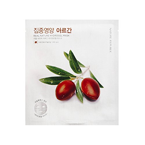 (3 Pack) NATURE REPUBLIC Real Nature Hydrogel Mask Argan