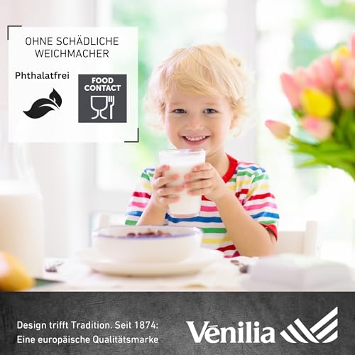 Vénilia Tischset Blätter, Platzset für Esszimmer, Esstischmatten, Telleruntersetzer, Platzdeckchen, abwischbar, lebensmittelecht… – Ansicht 6