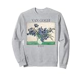 Van Gogh Irises Impressionist Art Painting Vincent Van Gogh Sweatshirt
