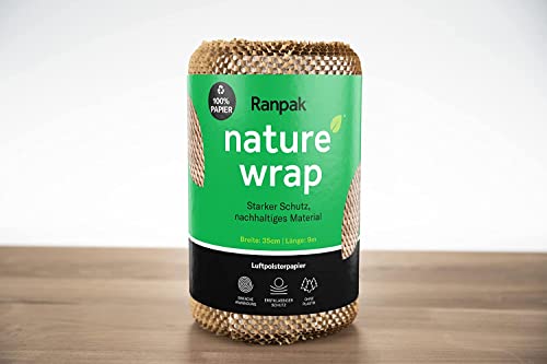 Ranpak NatureWrap Luftpolsterfolie Packpapier 40 m (Länge) x 35...