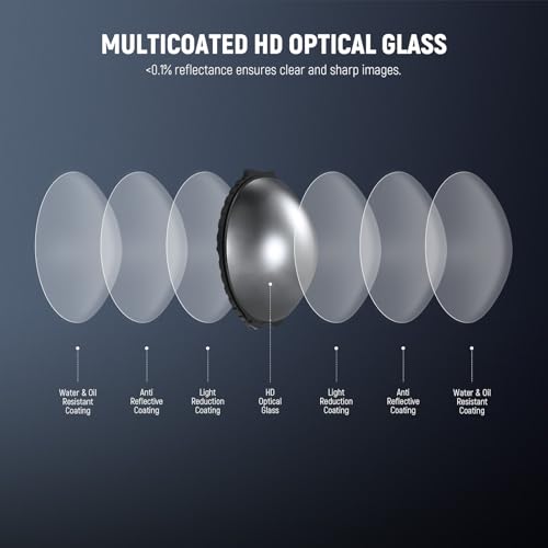 Image of NEEWER ND Filters Compatible with Insta360 X5, ND16 Lens Filter Set, 4 Stops Light Reduction Screw On Auto Detect Multicoated Optical Glass Neutral Density, Action Camera Accessories, 2 Pack