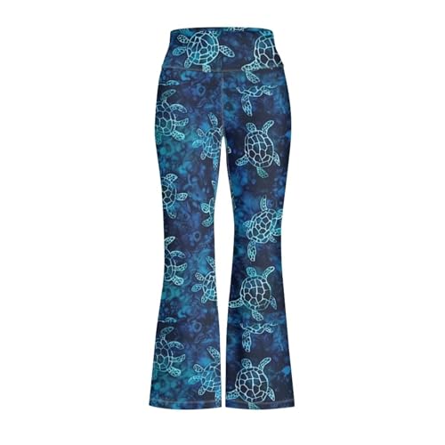 Image of Girls Flare Leggings Cute Bell Bottoms for Teen Girls Wide Leg Sweatpants for 5-14 T